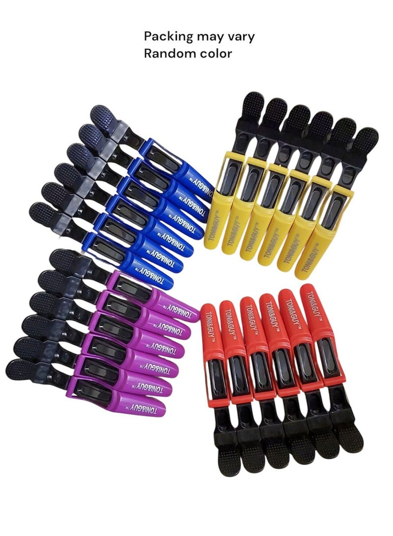 مشابك تصفيف الشعر - 6 قطع - متعدد الالوان - Image 1